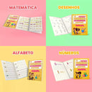 Novo KIT com 4 Cadernos de Caligrafia Mágicos Reutilizáveis Criativaê - Lançamento em Português