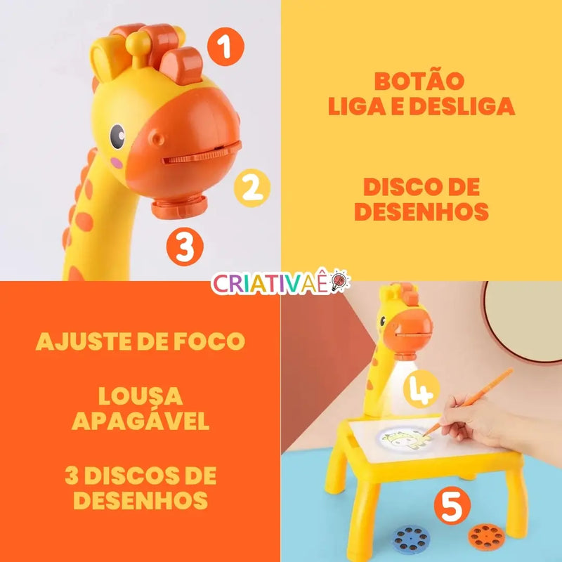 Table Kids - Mesa Projetora de Desenhos Interativos Infantil