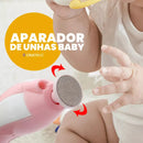 Aparador de Unhas Elétrico BabyEase com Luz LED e 6 Discos de Polimento