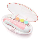 Aparador de Unhas Elétrico BabyEase com Luz LED e 6 Discos de Polimento