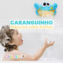 Caranguinho - Caranguejo solta bolhas banho divertido