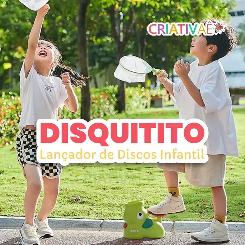 Disquitito - Lançador de Discos Infantil