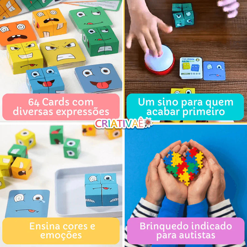 Expressadinho Criativaê - Jogo Educativo de Expressões Faciais