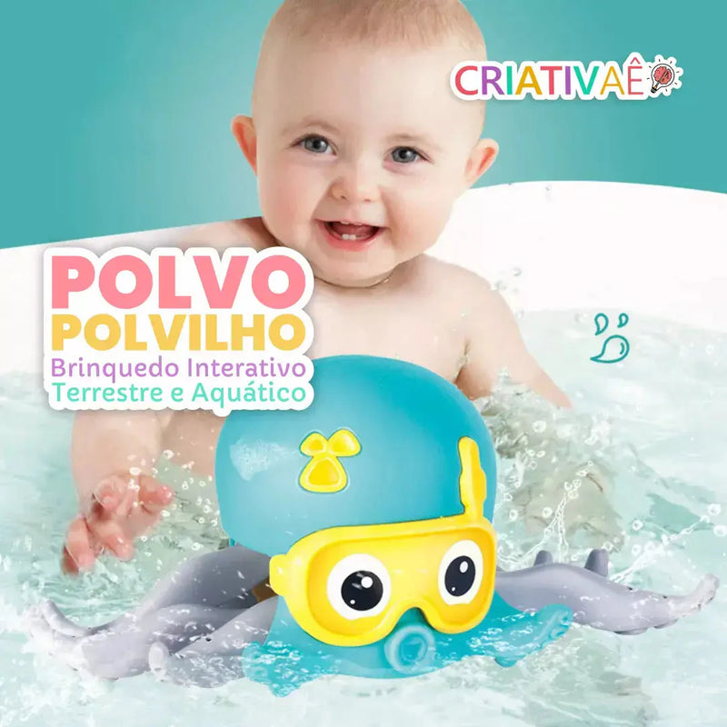 Polvo Polvilho - Brinquedo Interativo Terrestre e Aquático